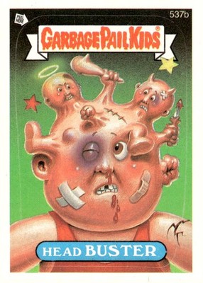 Garbage Pail Kids Topps Series 13 #537b Head Buster