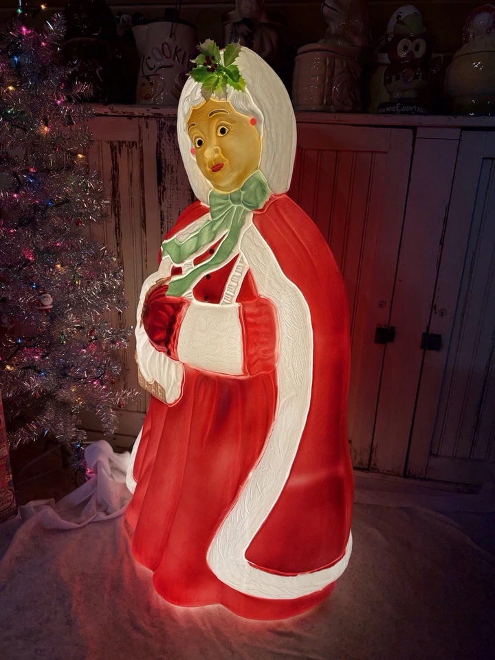 Blow Mold  Nostalgic Christmas Mrs. Claus General Foam Mold Newly Made USA 40” - Image 4 of 4