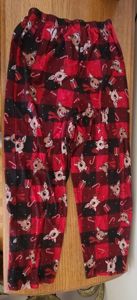 Rudolph the Red Nosed Reindeer Christmas Pajamas Kids L 10/12 - Image 2 of 4