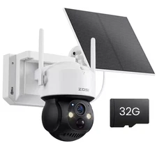 C291 4MP HD Plug-In Wifi 6 Outdoor Security Camera, 360° Pan/Tilt, AI Person Veh