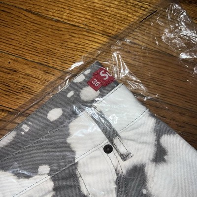 パンツ supreme baggy denim short bleached 36 Supreme Baggy Denim Short 