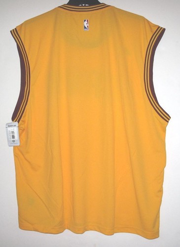 MAGLIA ADIDAS CLEVELAND CAVALIERS BIANCA ORO 3XL - Foto 2 di 7