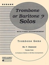 Diamond: Trombone (Baritone B.C.) Solo with Piano - Grade 3 (English) Paperback