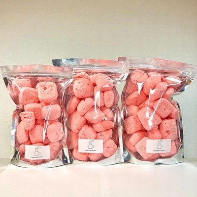 Freeze Dried Candy Watermelon Flavored Laughy Taffy *Pick Size* Made Fresh