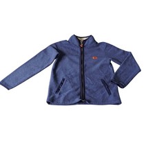 Carter's Kids Blue Fleece Zip Up Jacket Size 7 Sherpa Lined