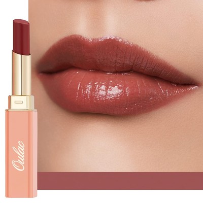 Oulac 2 in1 Lippenstift und Lip Balm, Saftiger und Glänzender lippenpflege 