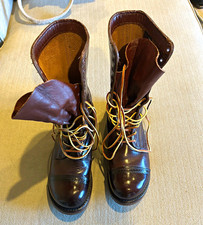 Corcoran Mens Brown Leather Jump Boots Agsu Boots Size 10 E
