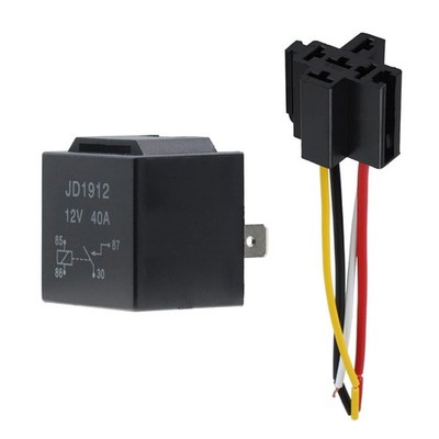 Relais 12V 40A KFZ 4 Pol SPST Automobil Schaltrelais Auto Car 12 Volt