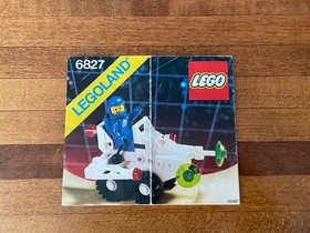 Lego - Classic Space  - 6827 - Strata Scooter - 100% Complete - Instructions