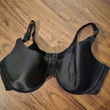 Ambrielle Bra Black 3677 Sz 40D Full Coverage Underwire Adjustable Strap
