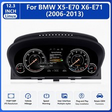 12.3'''' LCD Digital Gauge Cluster Real-time Data F�r BMW X5 E70 X6 E71 2006-2013
