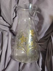 Vintage PYREX Glass 32 oz Juice Carafe Floral Atomic USA  NO LID