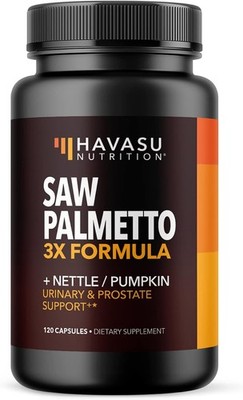 Havasu Saw Palmetto Supplement w/Stinging Nettle Pumpkin Seed Extract 120 Count