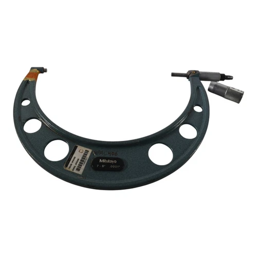 PARTS Mitutoyo 103-222 Outside Micrometer with Ratchet Stop 7-8