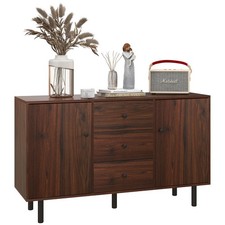 Sideboard Buffet Cabinet, Kitchen Cabinet with 2 Cupboards, 3 Drawers