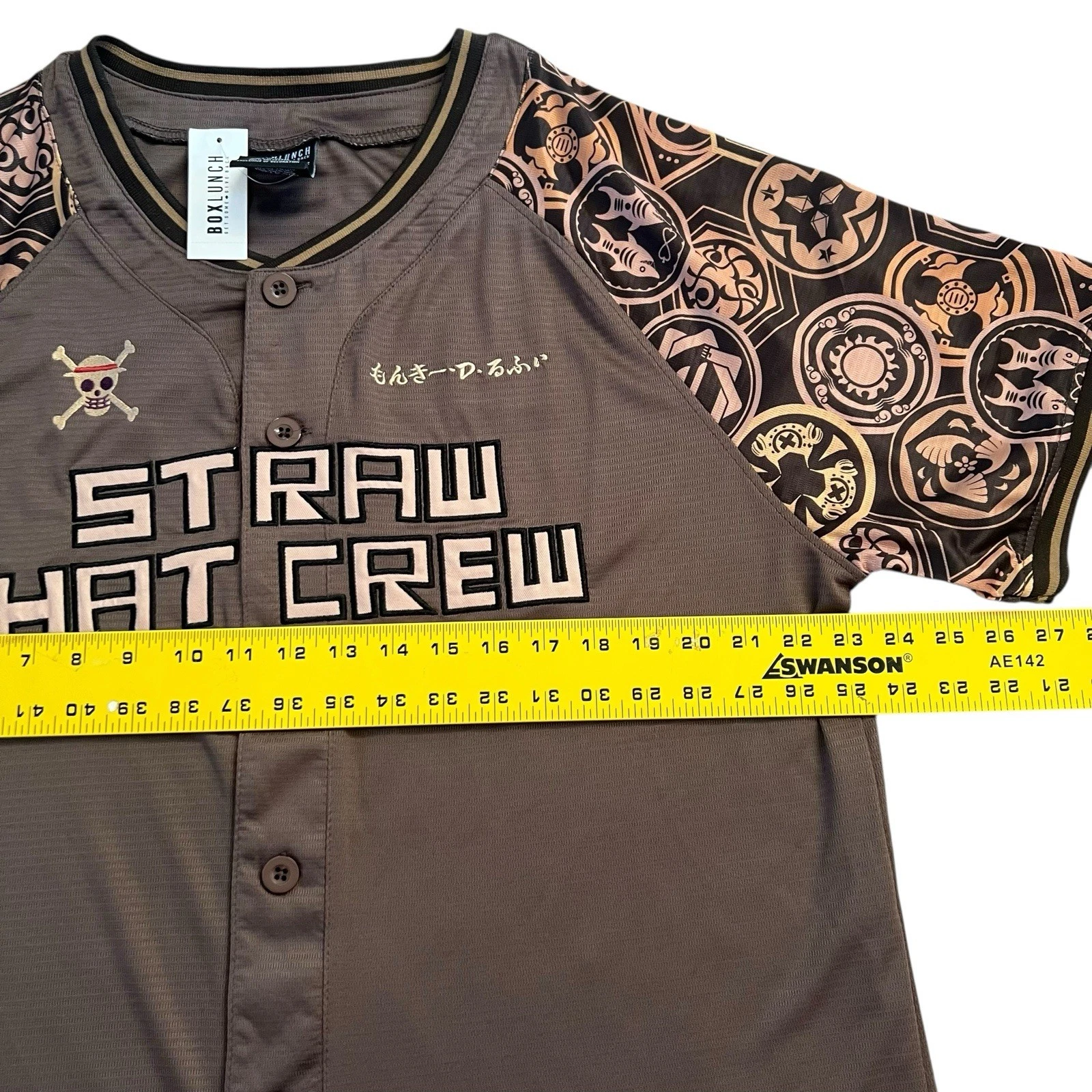 One Piece Straw Hat Crew Luffy Baseball Jersey