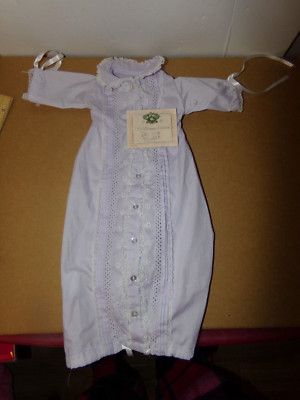 XAVIER ROBERTS CABBAGE skulpturiertes Puppenoutfit mit Namensschild Vintage FRÜHCHEN MÄDCHEN 0
