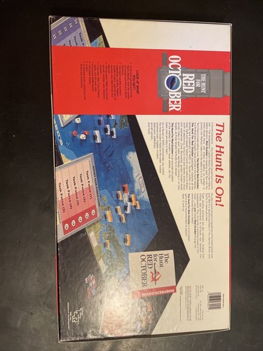 Vintage The Hunt for Red October Board Game 1988 TSR Complete - Picture 2 of 7