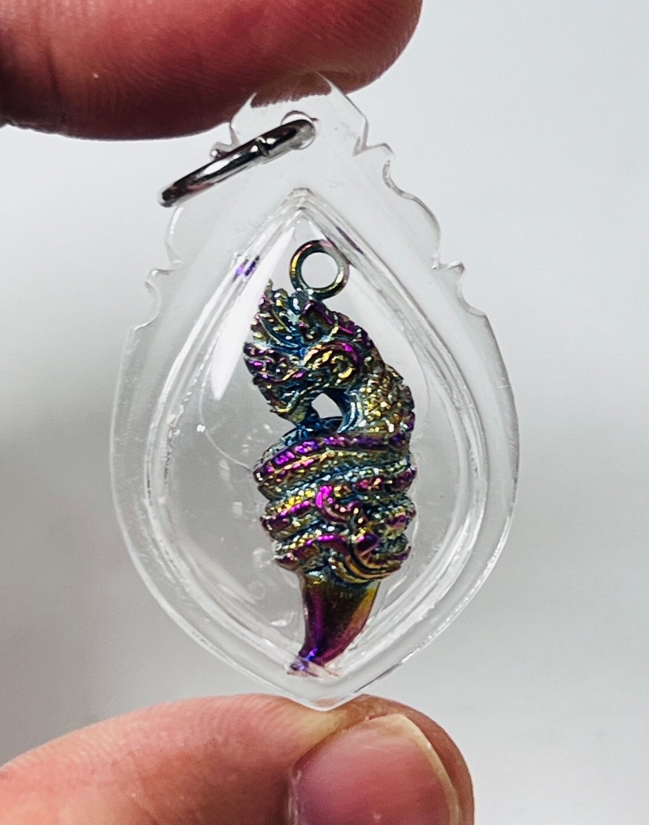 Naga Pendant Royal Rainbow Leklai Magic Talisman Protection