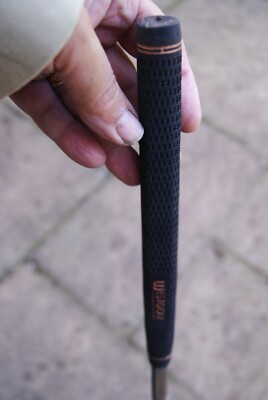 RAM ZEBRA FACE BALANCED PUTTER WITH A STEEL SHAFT 35 IN LENGTH RIGHT HANDED