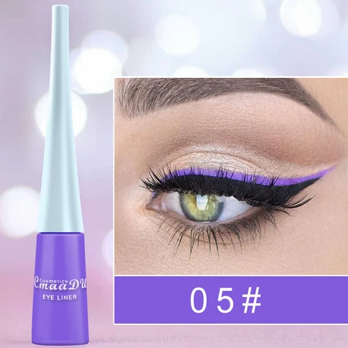Matita eyeliner colorata 24 ore liquido alto pigmento lunga durata eye liner penna gel - Foto 84 di 110