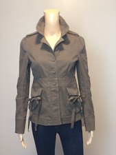 Women  s Marc Jacobs Olive Cotton Utility Button Jacket SZ 4