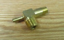 1955 1956 1957 CHEVY POWER BRAKE CHECK VALVE BRASS TEE ** USA MADE **
