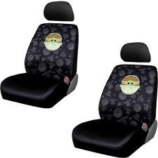 New Disney Star Wars Mandalorian The Child Low Back Seat Covers Universal Fit