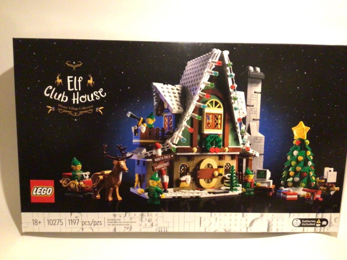 LEGO Elf Club House Building Kit 10275 Winter Village Collection 