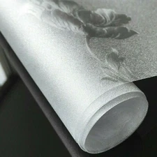 Stained Window Films Static Frosted No Glue Cling Films Privacy Block Home Decor