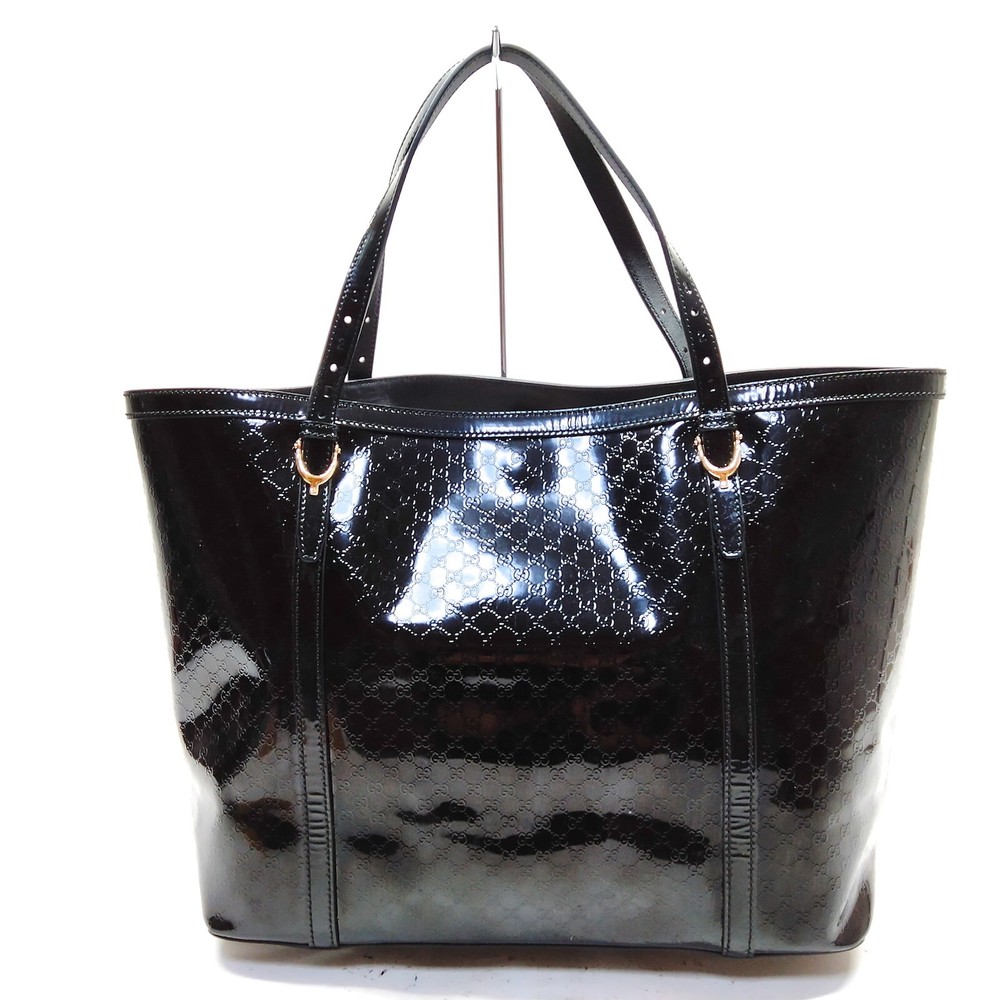 Gucci Tote Bag  Black Enamel 4459330