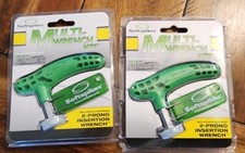 NEU Posten von 2 Softspikes Multi-Schraubenschlüssel-Kit - Cleat Ripper & 2-Zinken Schraubenschlüssel