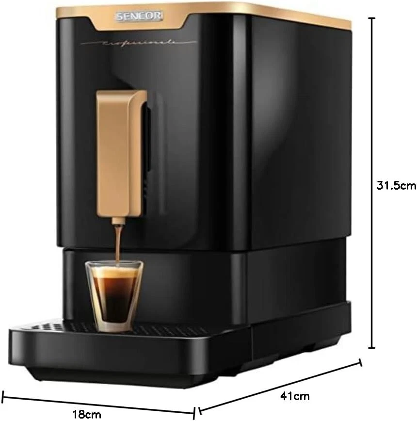 Macchina da caffè Automatica Sencor SES 7220BK - macina caffè in chicchi grani - Immagine 3 di 4