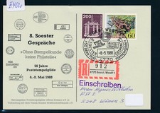 E4620) Reco-Kte with RZ 4770 Soest, Westf 1, So-Kte S. Talks 1988