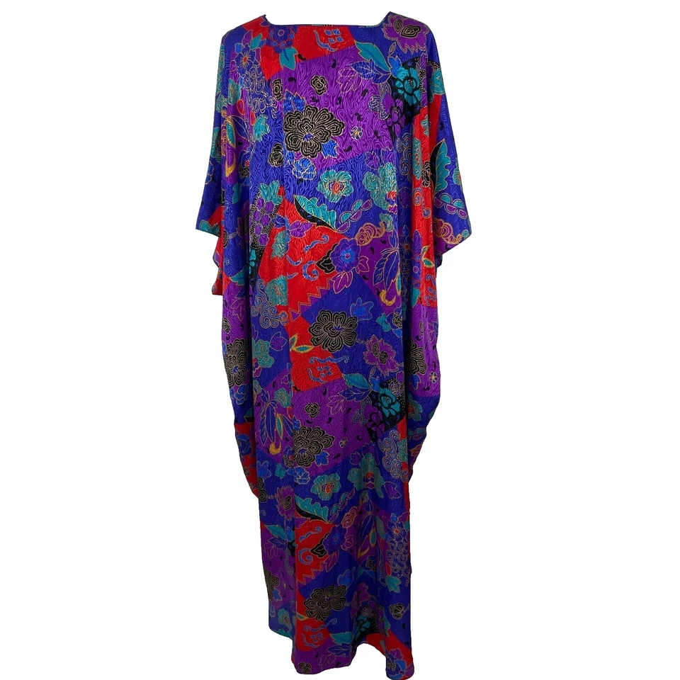 Maxi Mumu Floral David Brown Bullocks De Colección Talla Única Longitud Pequeña Colorido Foto 4 de 4