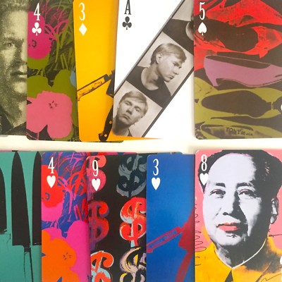 RARE ANDY WARHOL FOUNDATION POP ART COLLECTOR'S PLAYING CARDS DECK