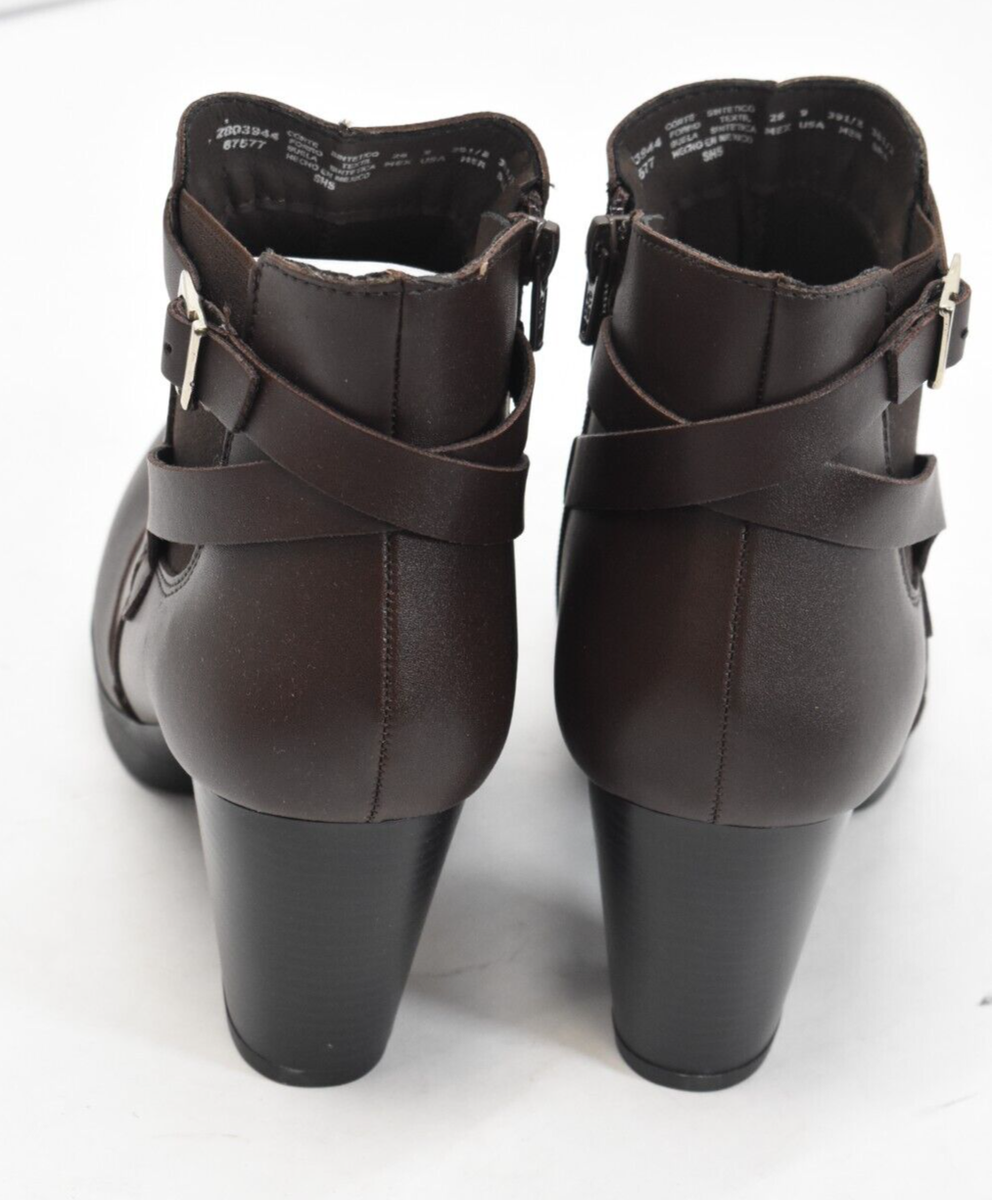 Andrea Ankle Booties Faux Leather 3