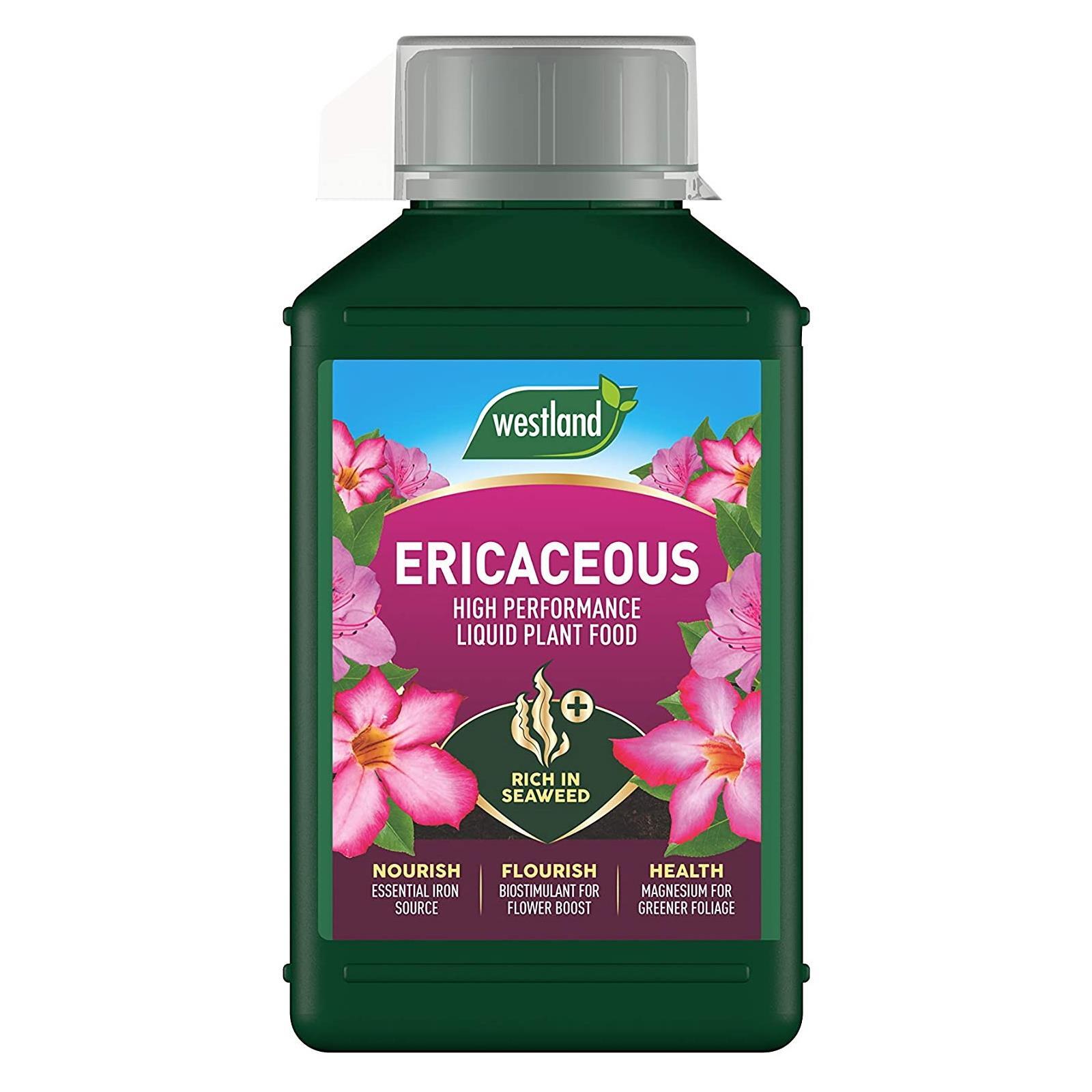 Westland Ericaceous High Performance Liquid Plant Food Fertiliser Seaweed Feed