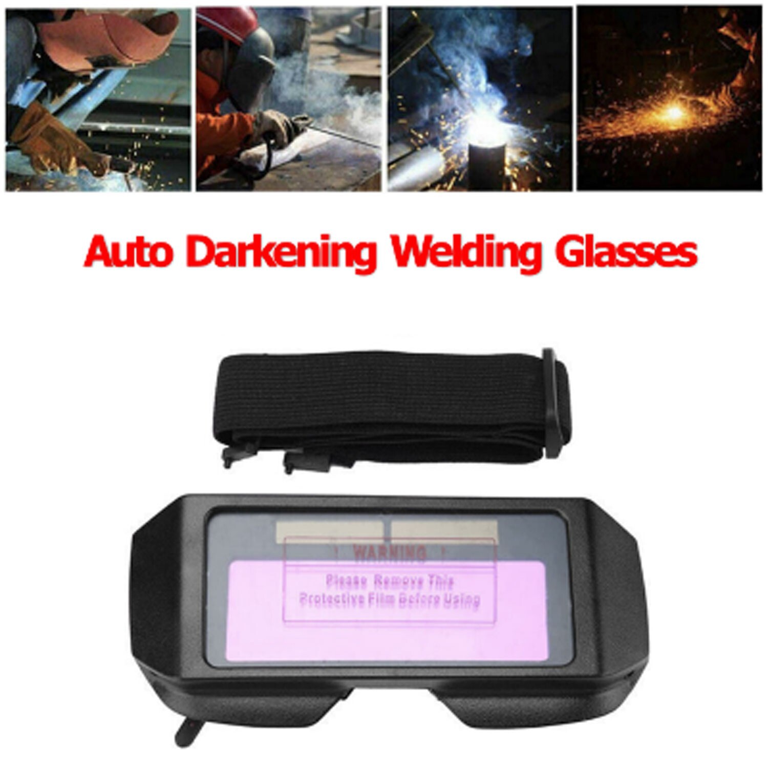 Welding Glasses Auto Darkening  Goggles Mask Safety Automatic Dimming Welder Arc