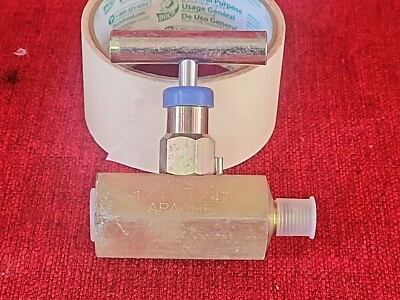 #ad #ad Apache CNV 1 4M1 4 F6 Pressure Products Needle Valve 6000 PSI 200 F New $24.65