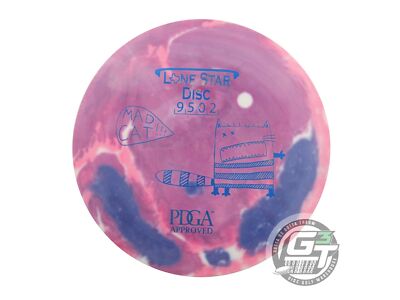 USED Lone Star [ARTIST] Alpha Mad Cat 171g White HOME DYED Driver Golf Disc