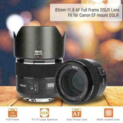 MEIKE 85mm F1.8 Auto Focus Full Frame Lens for Canon EF EOS Mount Camera 6D 5D