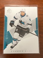 EVANDER KANE 2018-19 UPPER DECK SP AUTHENTIC SAN JOSE SHARKS CARD #6