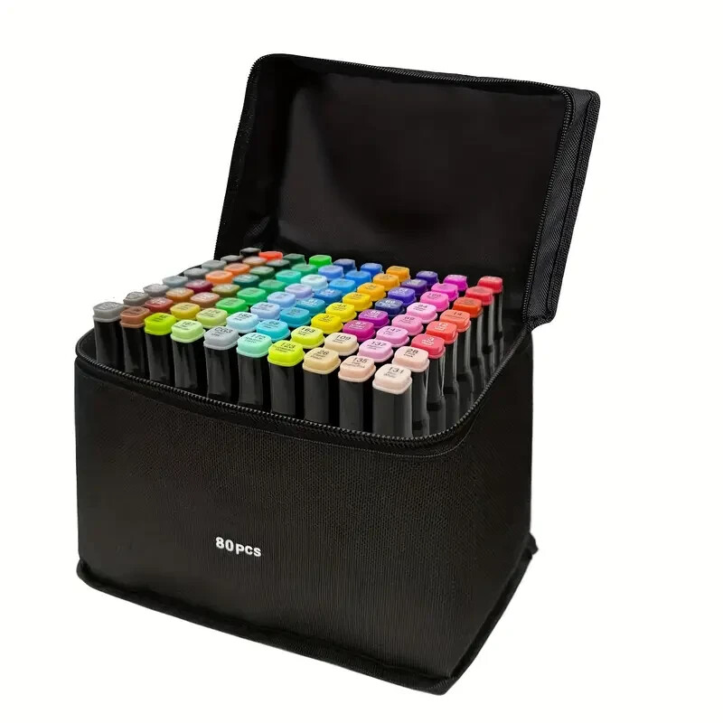 Set Sketch Drawing Pens With Case