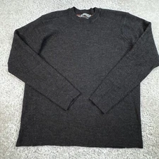 Smartwool Merino Wool Crewneck Sweater Gray Womens Large FLAW