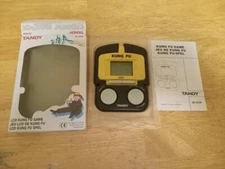 RADIO SHACK LCD KUNG FU GAME BOX MANUAL HANDHELD GAME 60-2238 VINTAGE 1991 WORKS