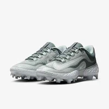 Nike Alpha Huarache Elite 4 Low MCS Baseball Cleats.. "Wolf Grey".. Size 13
