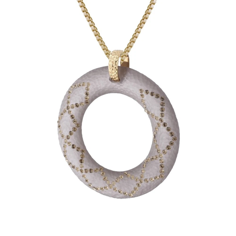 Lucite Brown Chain Fashion Necklaces & Pendants