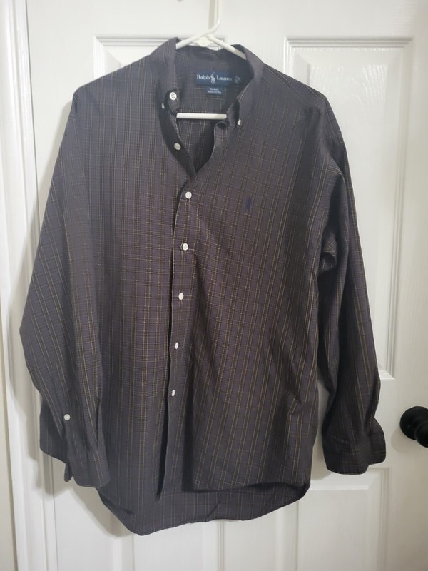 Ralph Lauren Polo Shirt Long Sleeve Medium Causal 