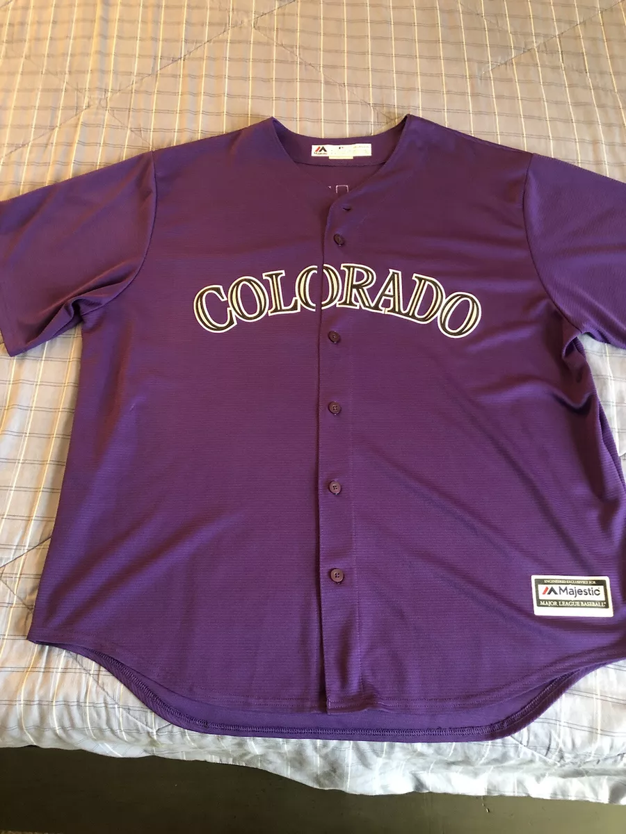 colorado rockies jersey custom Size 2XL